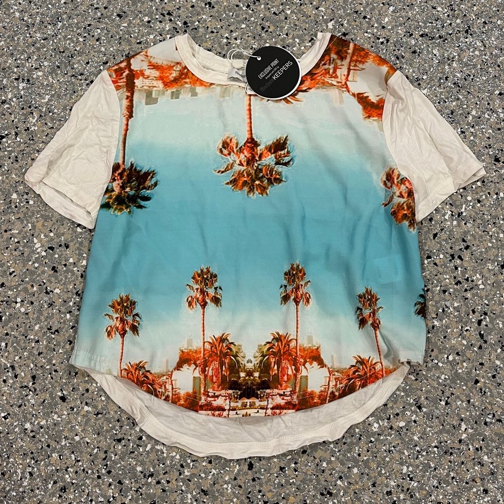 NEW Finders Keepers Moondance Top in Palm Beach Exclusive Print
